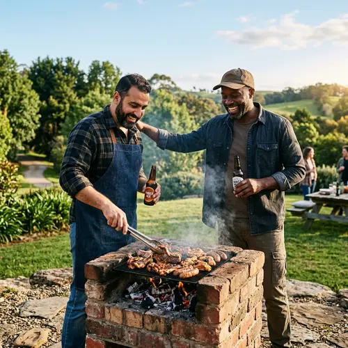 Country BBQ Grilling with Friends | Joyful Outdoor Cooking