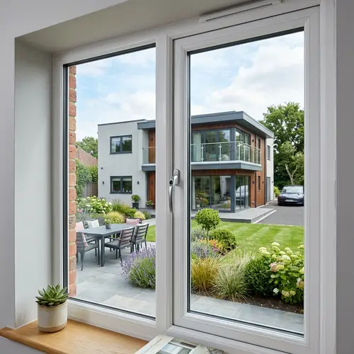 Modern UPVC Window | House Background