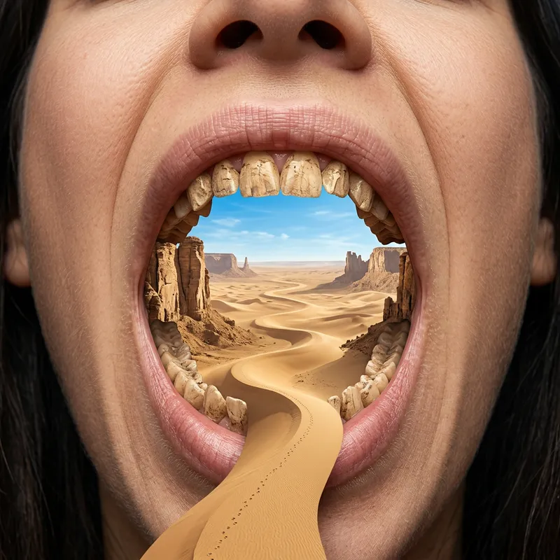 Surreal Desert Mouth View Surreal Desert Mouth View