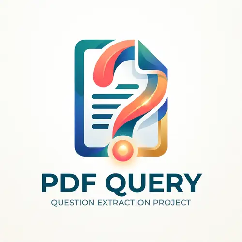 Creative PDF Question Extractor Logo Design
