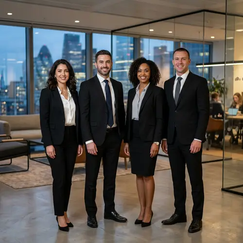 Professional Look in Black Suits