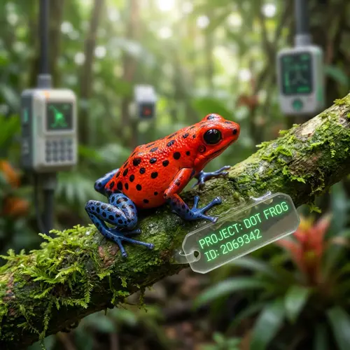 Cute Dot Frog: Adorable Frog Art