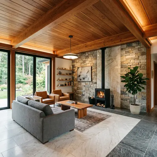 Calcite, Cherry Tree & Stone Design Inspiration