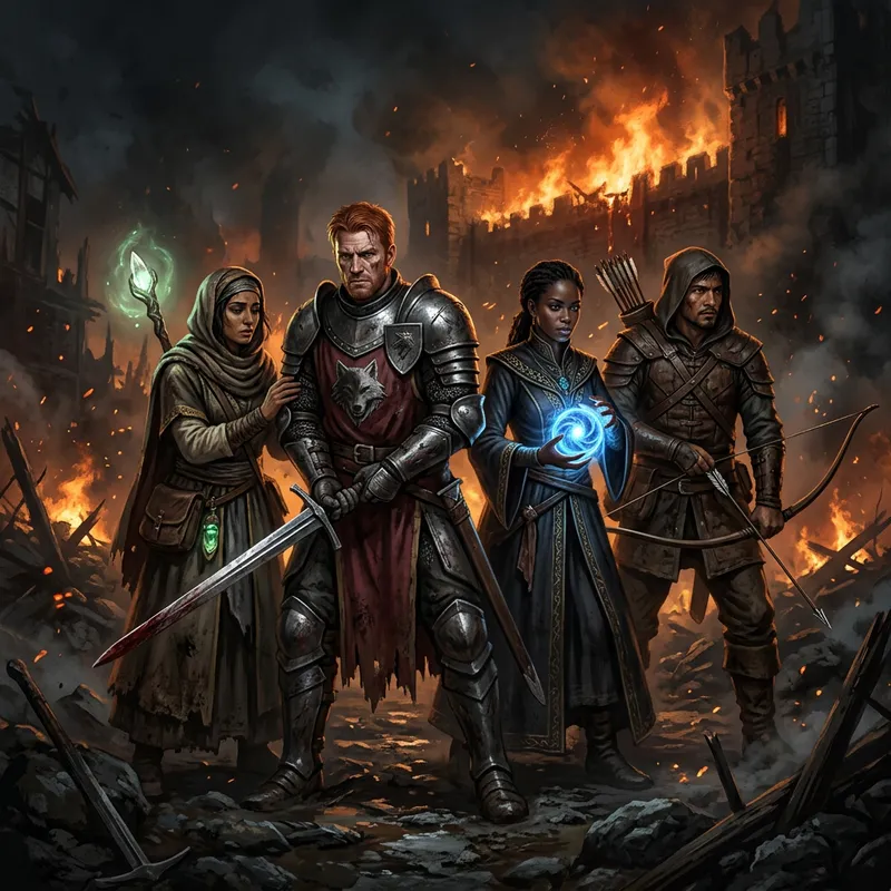 Dark Fantasy Unity: Alliance in Suicidal, Burning Death