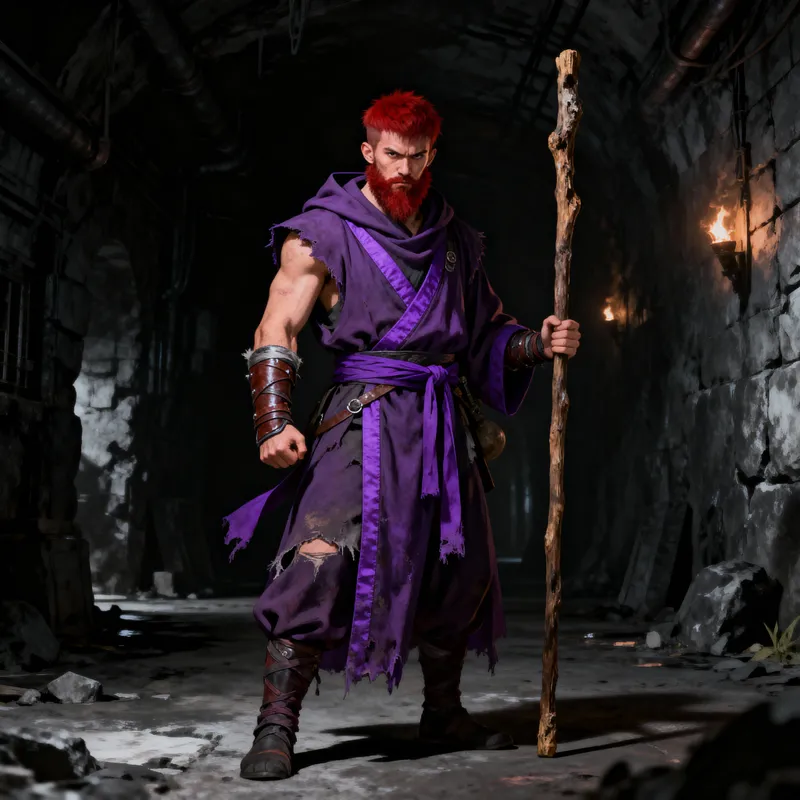 DND Kensei Monk Character Design