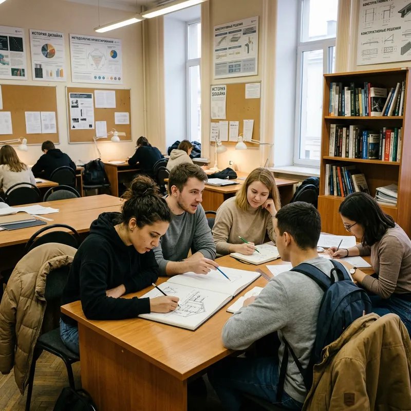 Russian Design Students Workshop at University