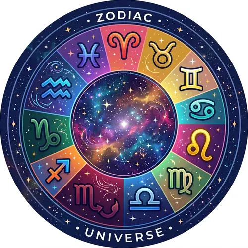 Zodiac Signs Vector Illustration for Instagram Profile Picture