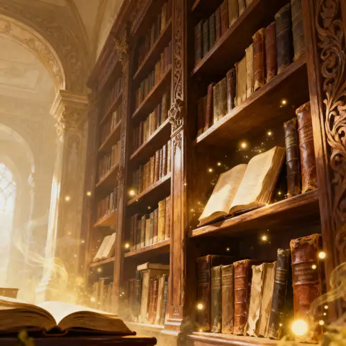 Whispering Library: A Fantasy Wonderland