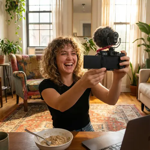 Vibrant Daily Vlogging: Capturing Authentic Moments