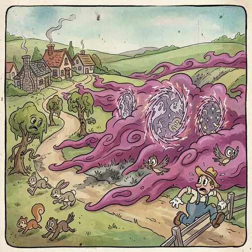 Spiritual Blight: A Chaos of Colorful Energy