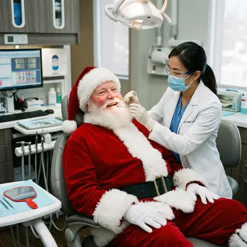 Santa Claus Dental Check-Up: Festive Smile Maintenance