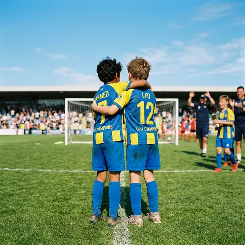 Celebrating Friendship on the Soccer Field