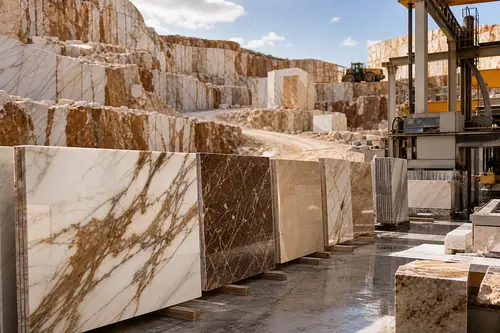 Luxury Marble Quarry: Polished Stone & Slabs