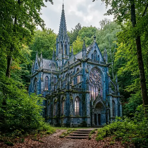Gothic Temple in Enchanted Forest