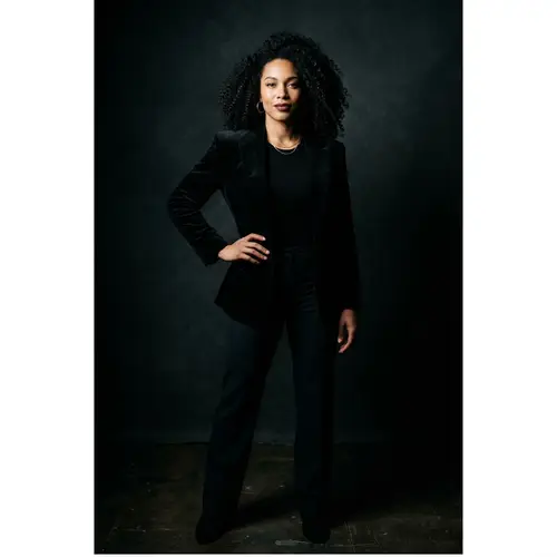 Dramatic Portrait of a Strong Model