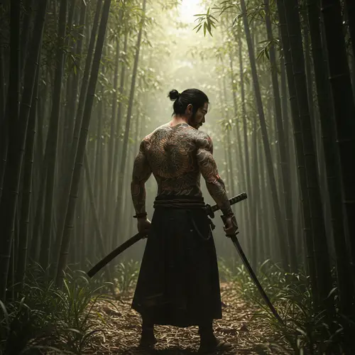 Samurai Warrior vs Dragon: Epic Showdown