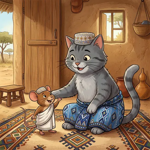 Tom and Jerry in Somali Cultural Attire | Animated Characters