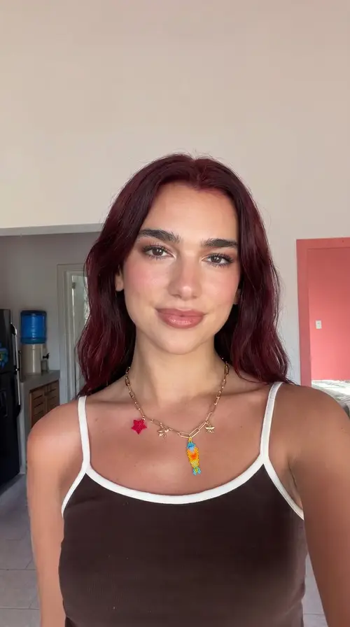Dua Lipa Image Replacement in Unique Background Setting