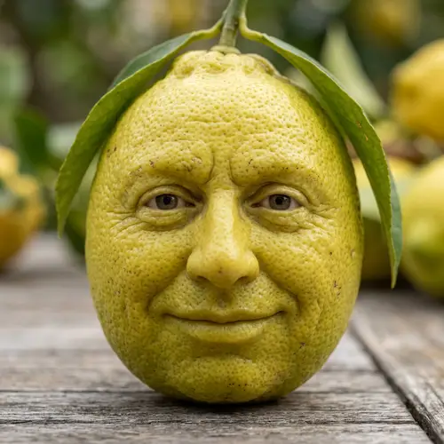 Lemon Face Art: Unique Citrus Creations