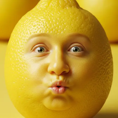 Lemon Face Art: Unique Citrus Creations