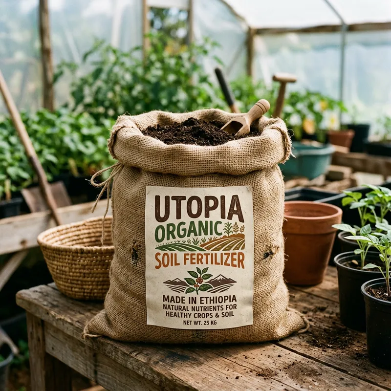 Organic Fertilizer Container | Natural & Agricultural Richness