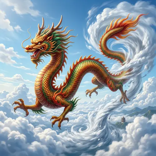Traditional Chinese Dragon - Majestic Mythical Creature