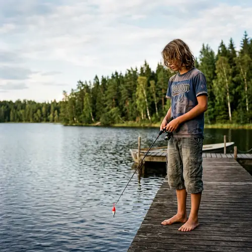 Explore 2000s Sweden: A Boy's Summer Adventure
