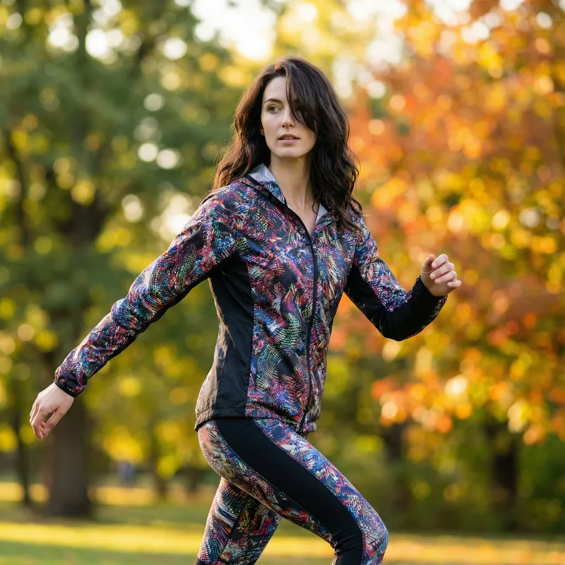 Dynamic Portrait of Tall Athletic Model