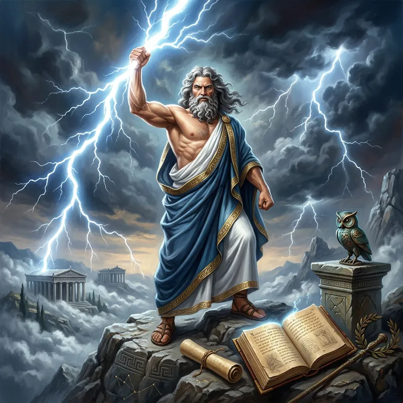 Zeus: Ancient Greek God of Thunder and Power