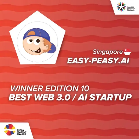 Easy-Peasy.AI, pemenang Best Web 3.0/AI Startup di ASEAN Startup Awards