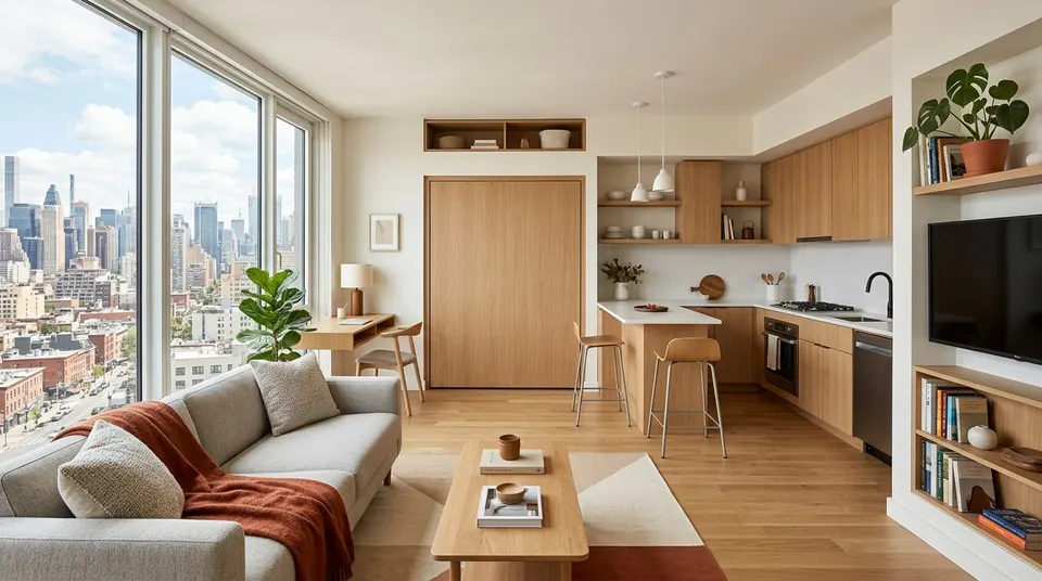 Apartment design idea made with AI