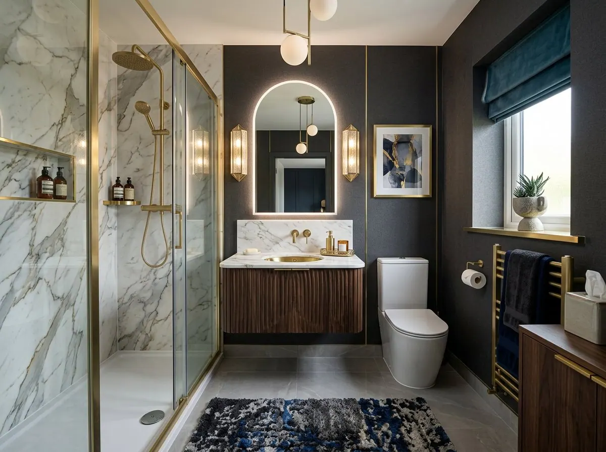 Bilik Mandi En-Suite direka semula dengan AI: Mewah