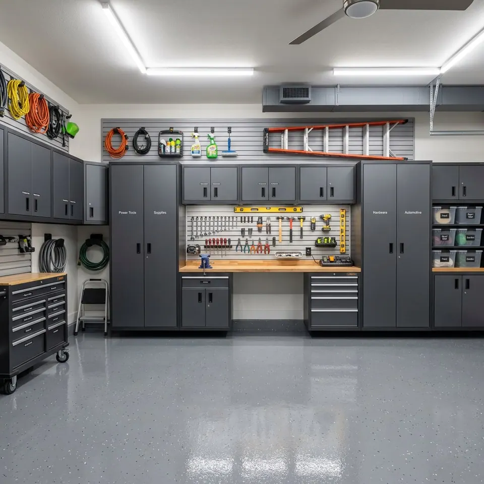 Garage: mit KI erstellte Designidee