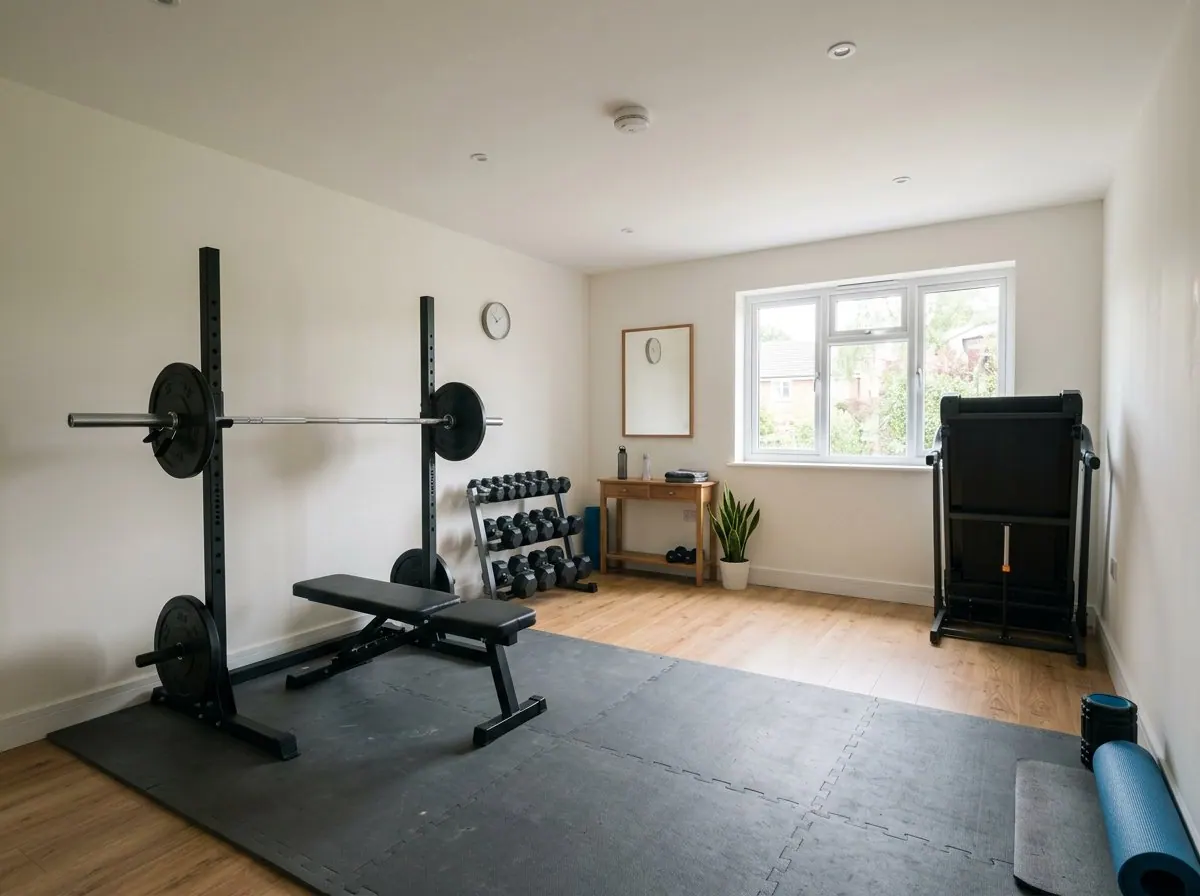 Phòng gym tại nhà: ảnh gốc