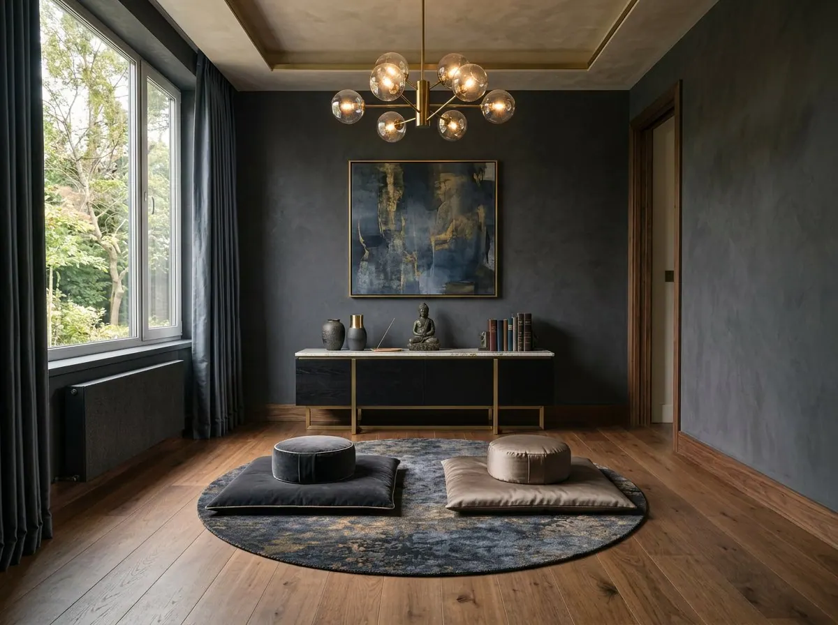 Phòng thiền được thiết kế lại bằng AI: Sang trọng