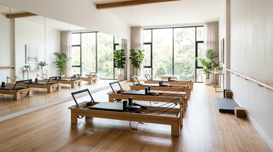 Pilates Studio design idea made with AI