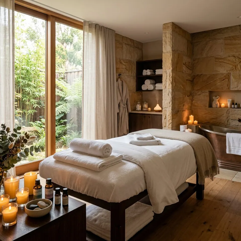 Ý tưởng thiết kế spa tạo bằng AI