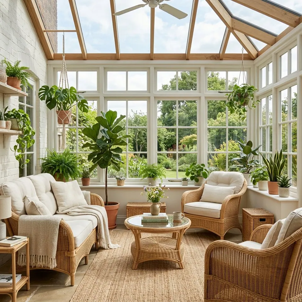 Ý tưởng thiết kế phòng đón nắng tạo bằng AI