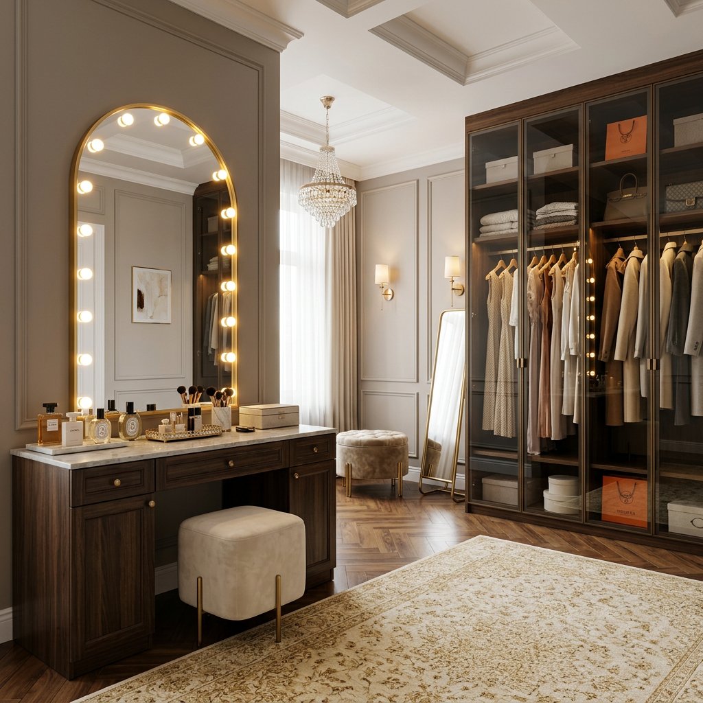 design dressing room online Customized wardrobe and dressing room